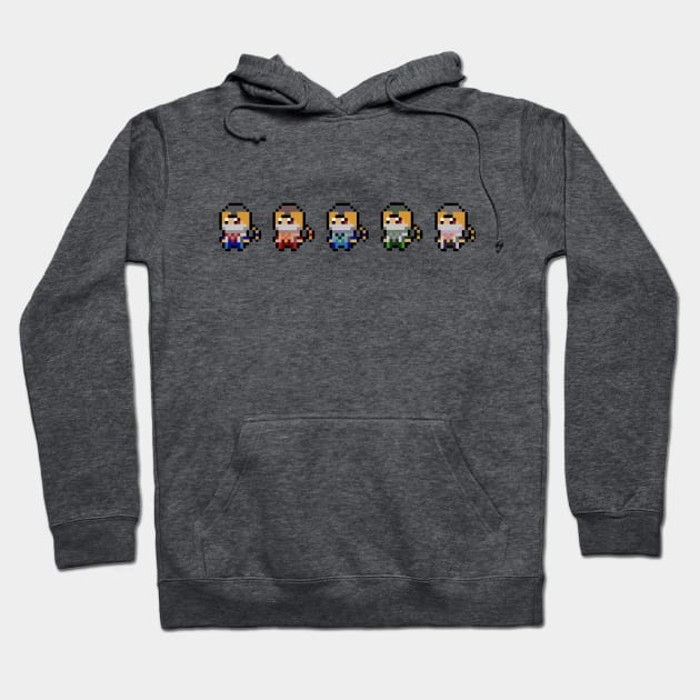 8-Bit Melee Sheik Hoodie by suzarya